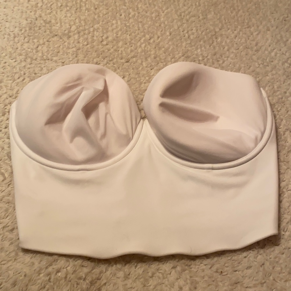 Cacique Strapless Bustier Push Up Corset Size 38H